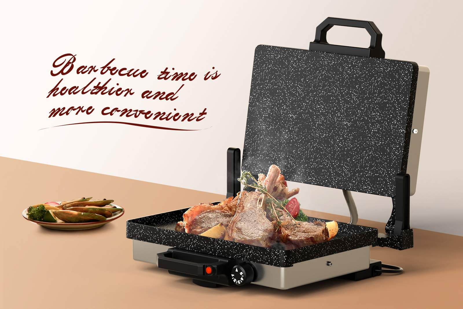 SMOKELESS ELECTRIC BARBECUE GRILL