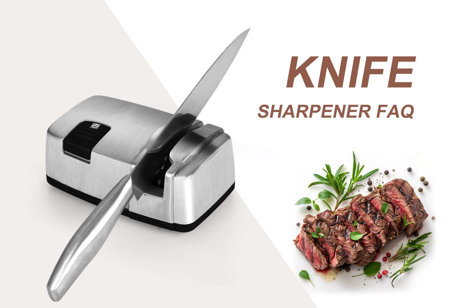 stainless steel knife sharpener