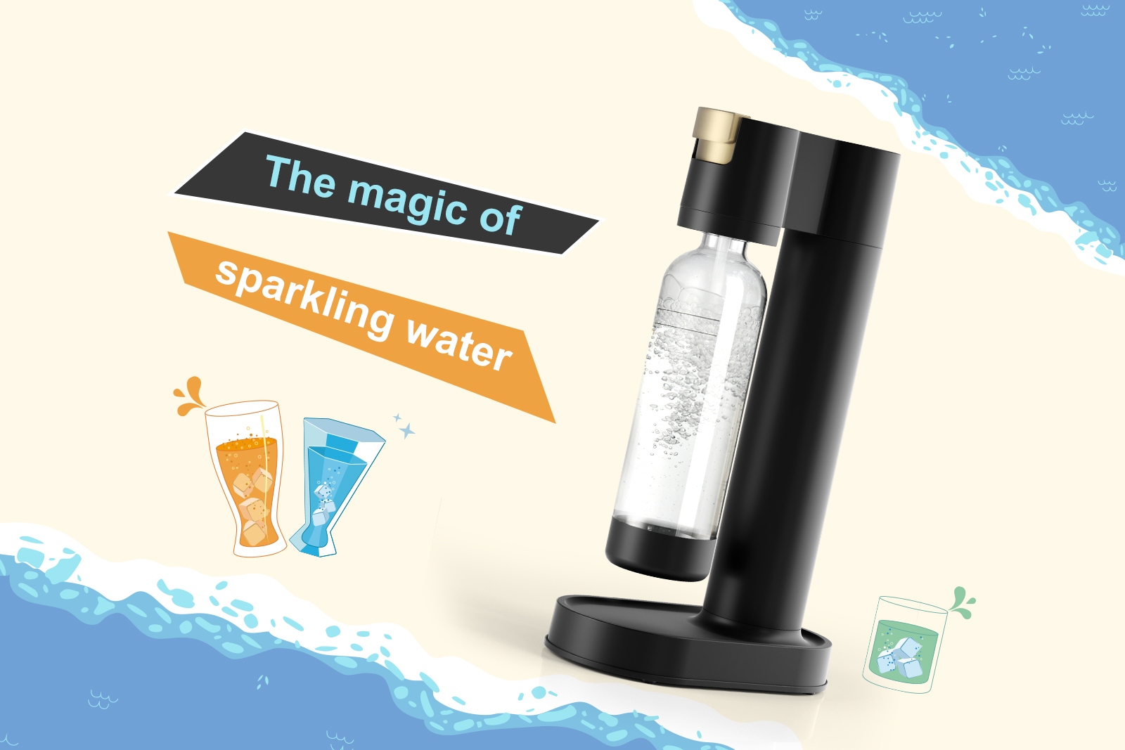 The magic of sparkling water